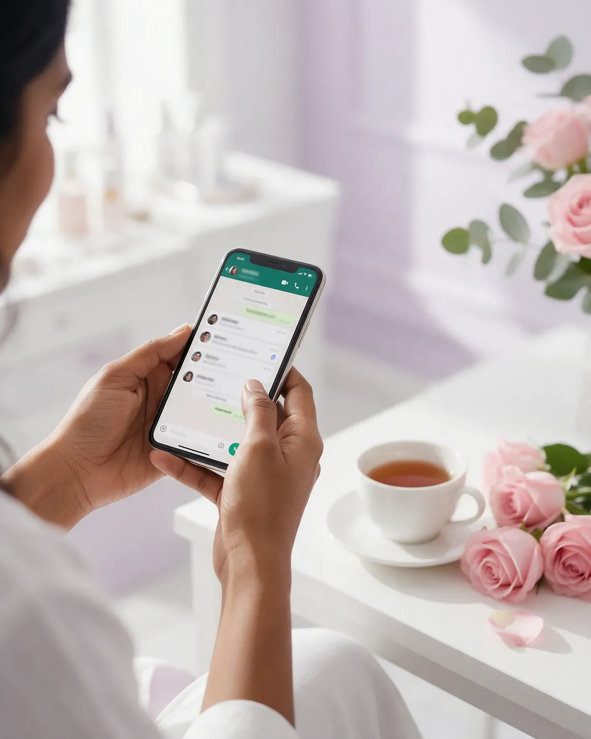 Booking a consultation on WhatsApp