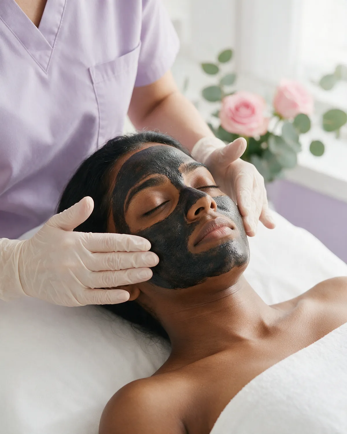 Black peel at Ari Aesthetics
