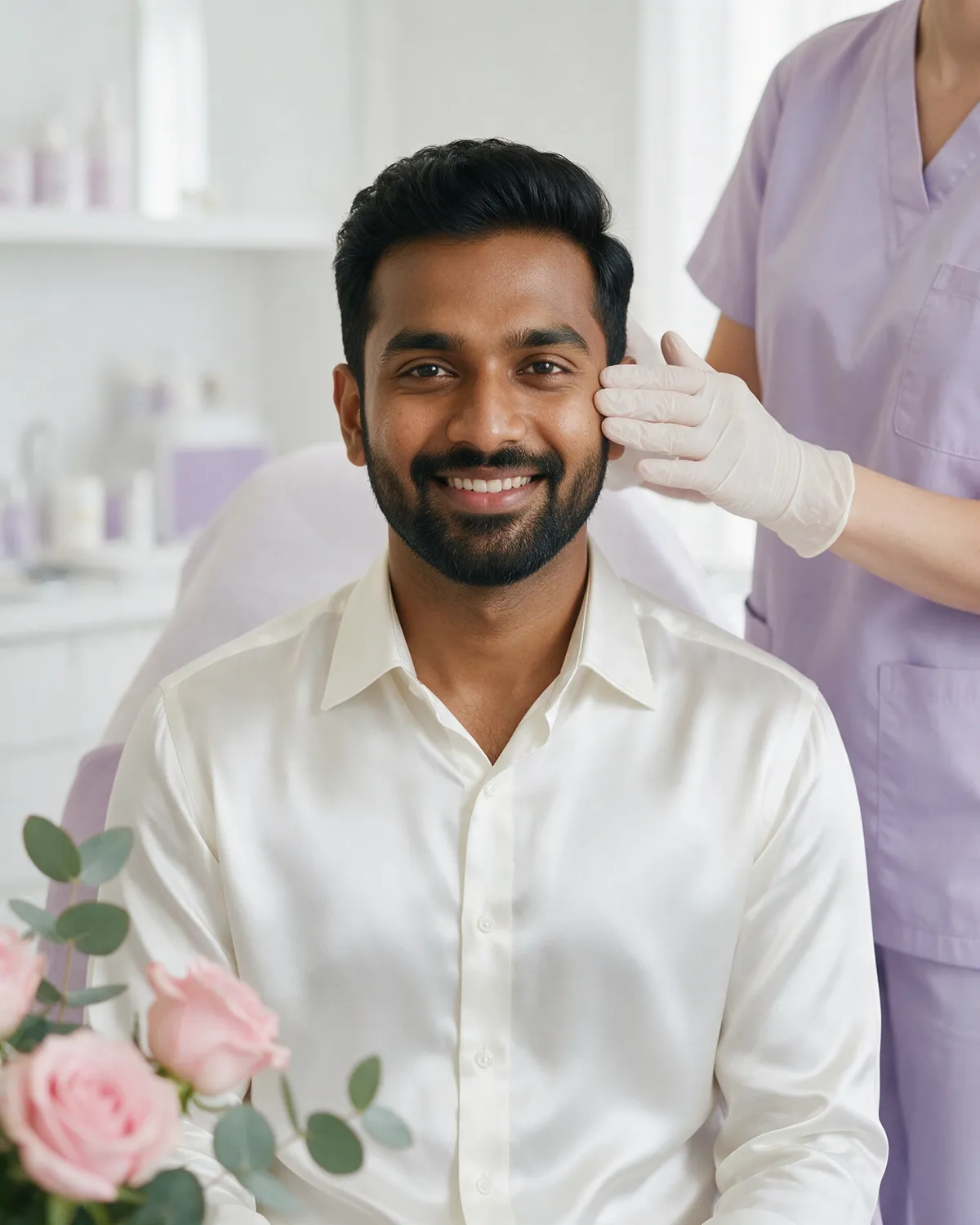 Groom’s grooming programme at Ari Aesthetics