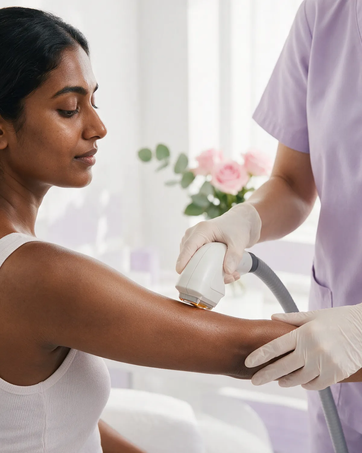 Arm laser hair reduction (full or half) at Ari Aesthetics