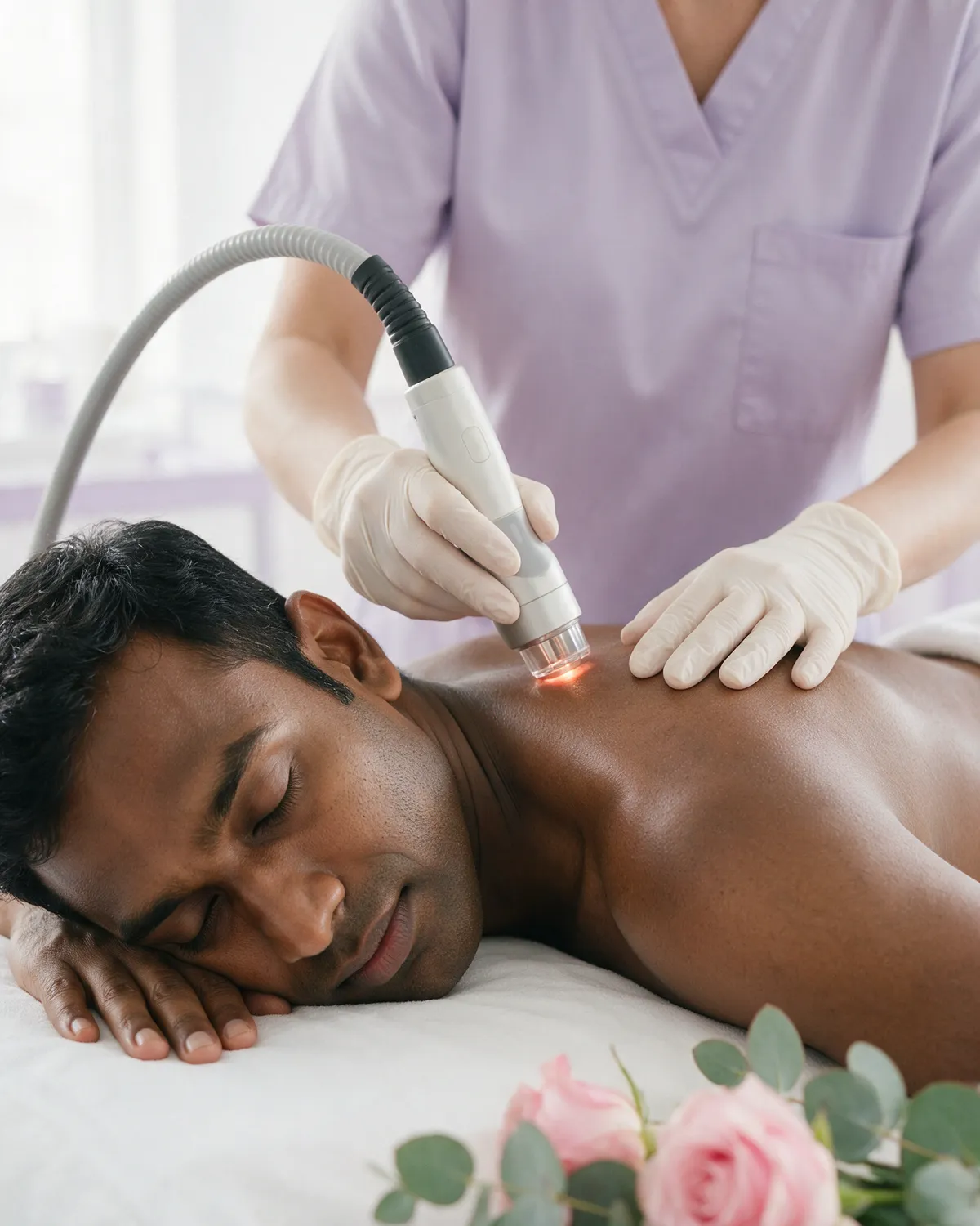 Back & shoulder laser hair reduction at Ari Aesthetics