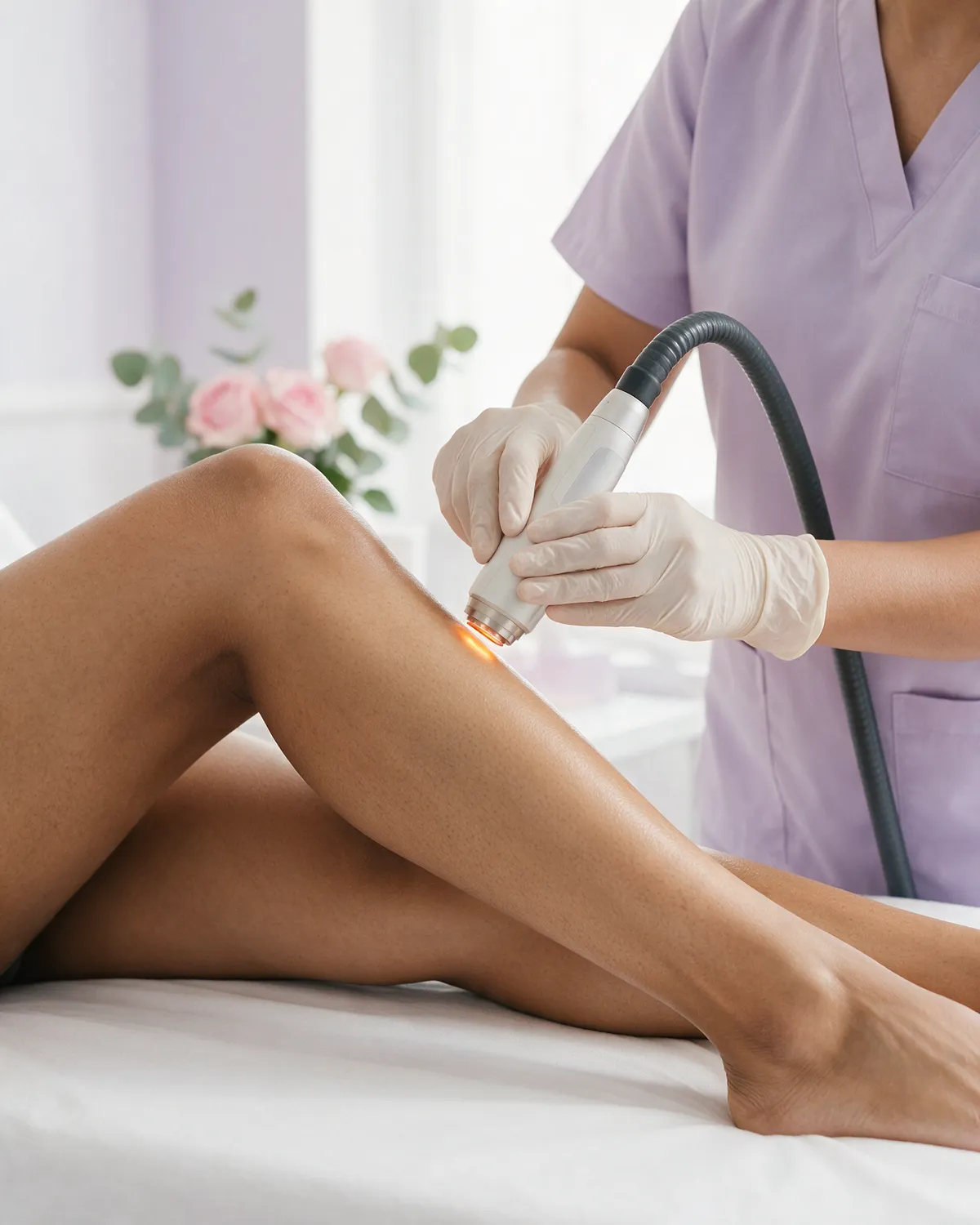 Leg laser hair reduction (full or half) at Ari Aesthetics