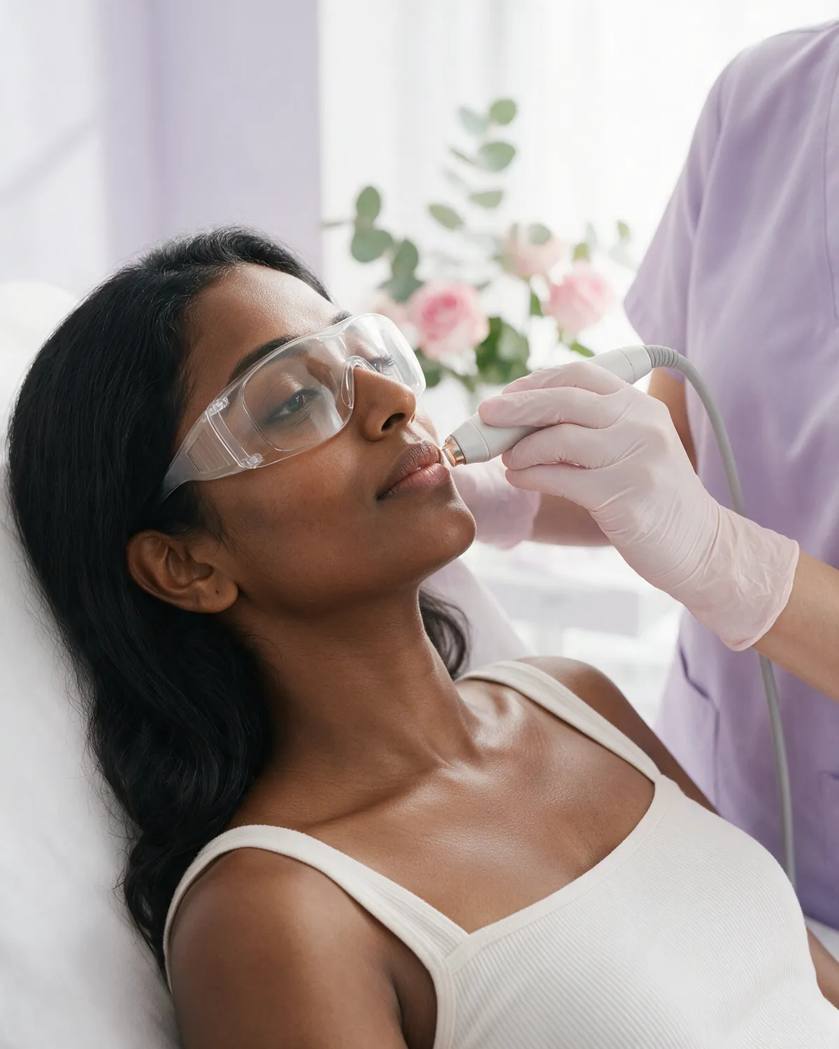 Upper lip & chin laser hair reduction at Ari Aesthetics