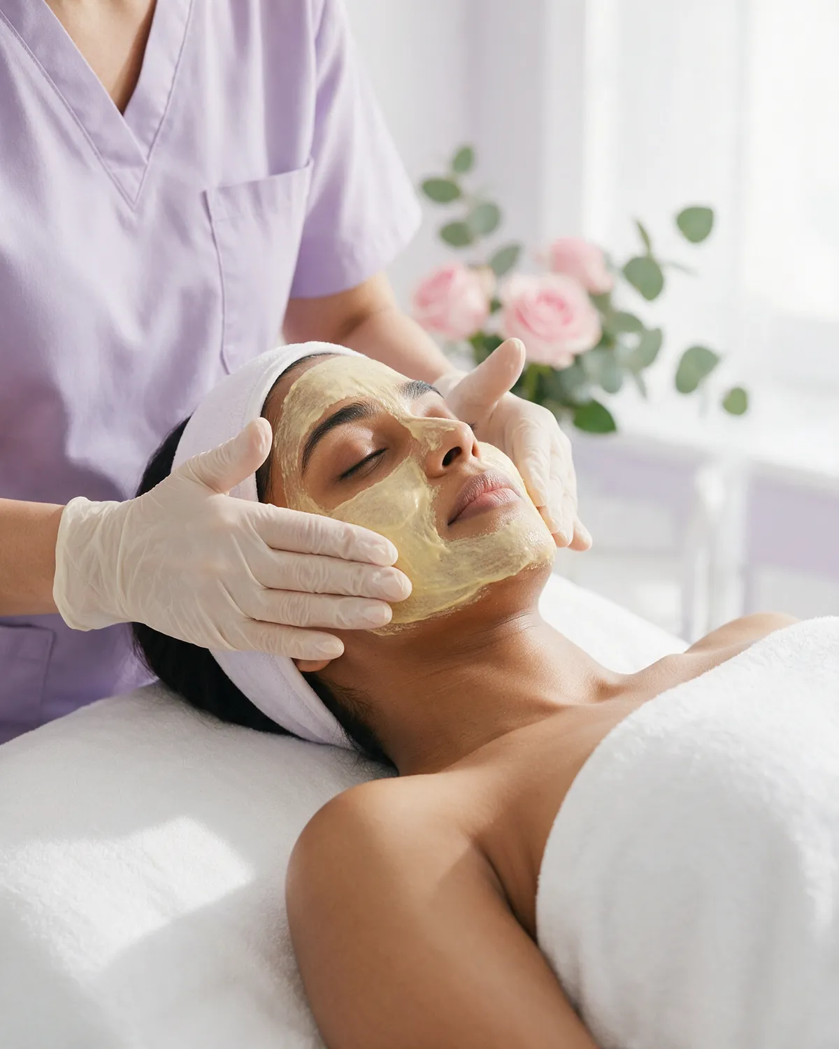 Yellow / retinol peel at Ari Aesthetics